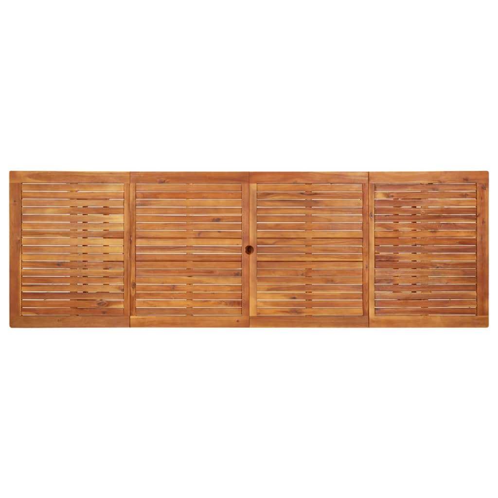 Garten-Esstisch 280x90x75 cm Massivholz Akazie