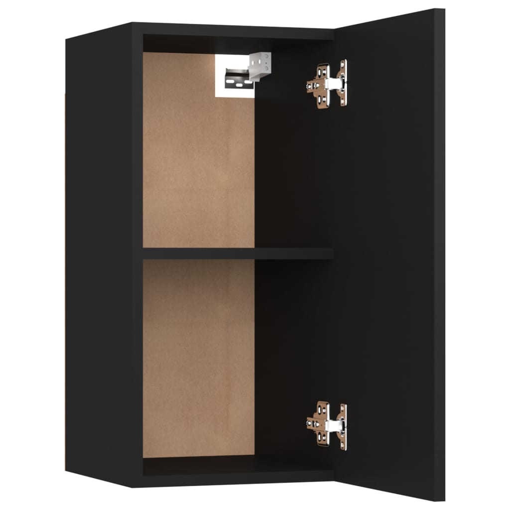 TV-Schrank Schwarz 30,5x30x60 cm Holzwerkstoff