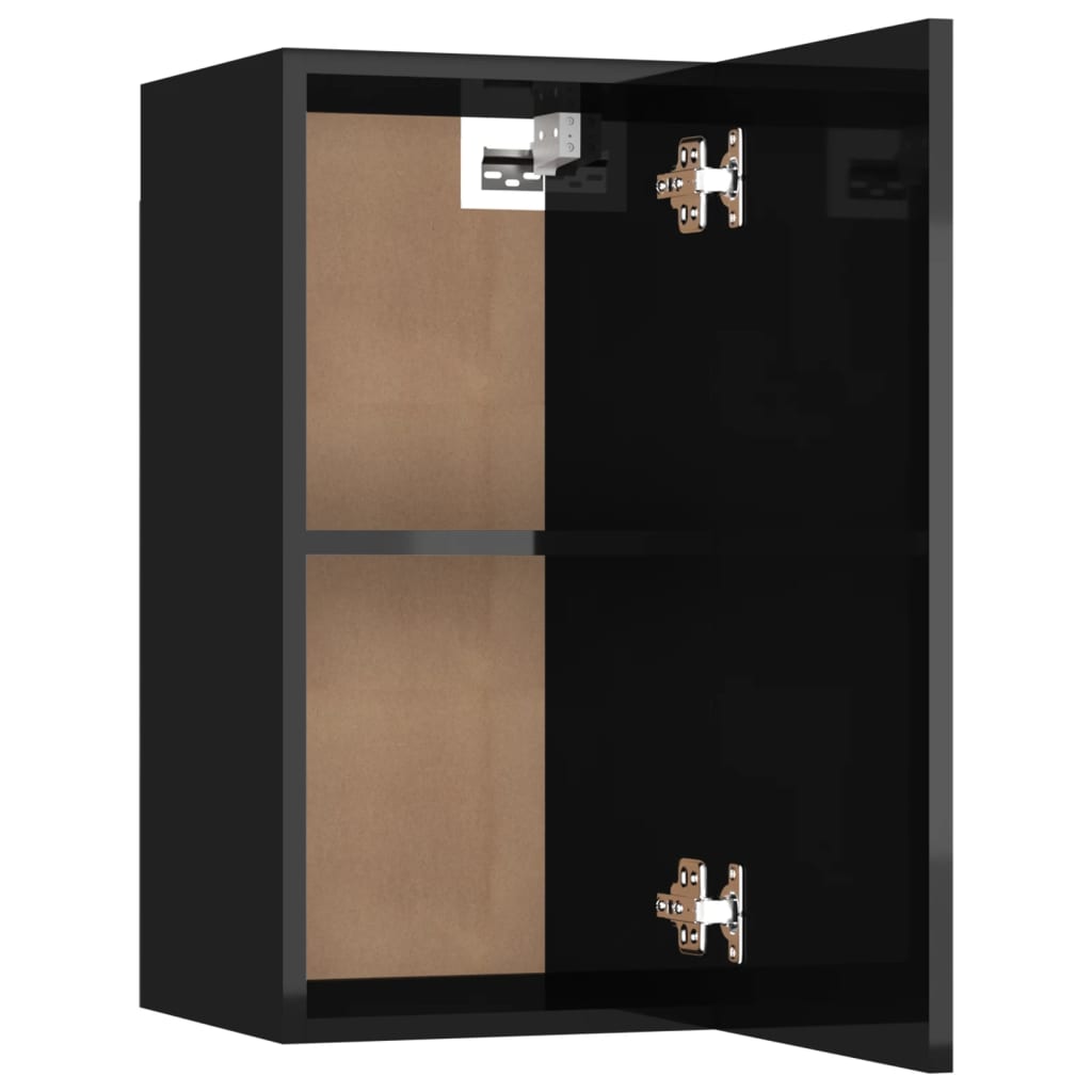 TV-Schrank Hochglanz-Schwarz 30,5x30x60 cm Holzwerkstoff