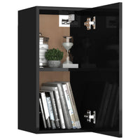 Thumbnail for TV-Schrank Hochglanz-Schwarz 30,5x30x60 cm Holzwerkstoff