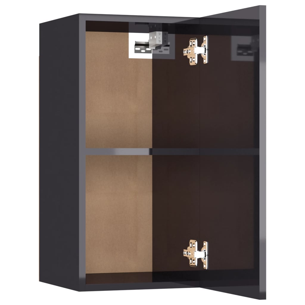 TV-Schrank Hochglanz-Grau 30,5x30x60 cm Holzwerkstoff