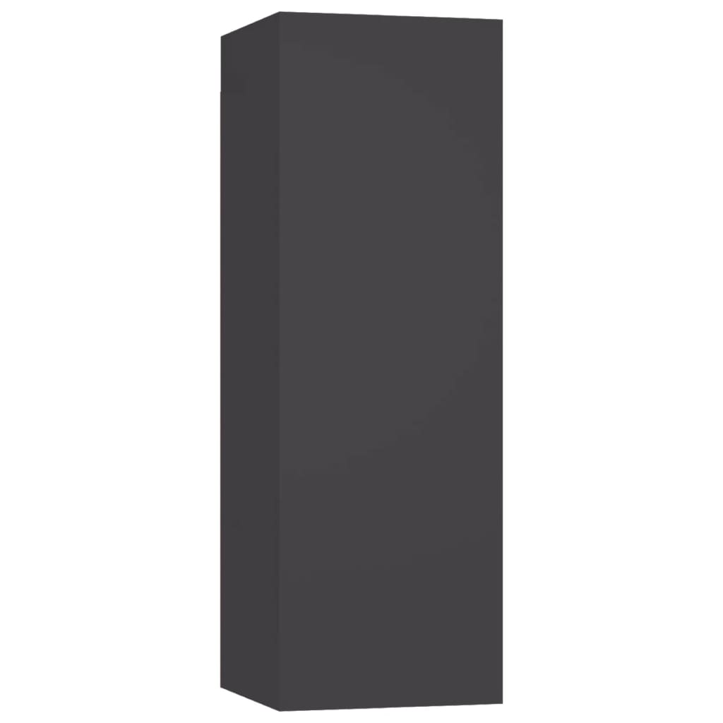 TV-Schrank Grau 30,5x30x90 cm Holzwerkstoff