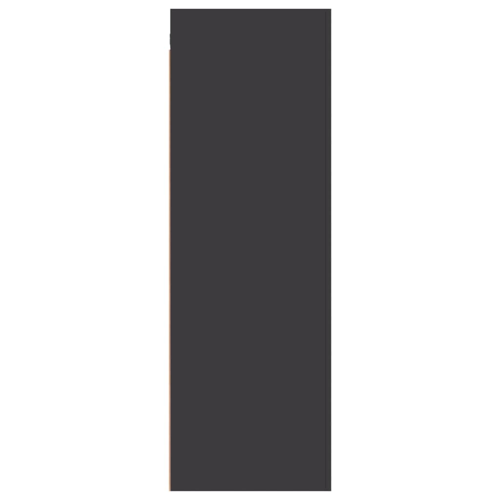 TV-Schränke 2 Stk. Grau 30,5x30x90 cm Holzwerkstoff