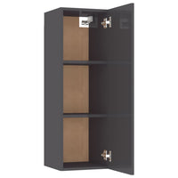 Thumbnail for TV-Schrank Hochglanz-Grau 30,5x30x90 cm Spanplatte