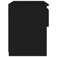 Thumbnail for Nachttisch Schwarz 40x30x39 cm Holzwerkstoff