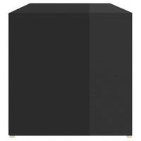 Thumbnail for Schuhbank Hochglanz-Schwarz 105x35x35 cm Holzwerkstoff