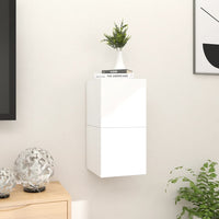 Thumbnail for TV-Wandschränke 2 Stk. Weiß 30,5x30x30 cm