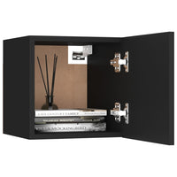 Thumbnail for TV-Wandschränke 2 Stk. Schwarz 30,5x30x30 cm
