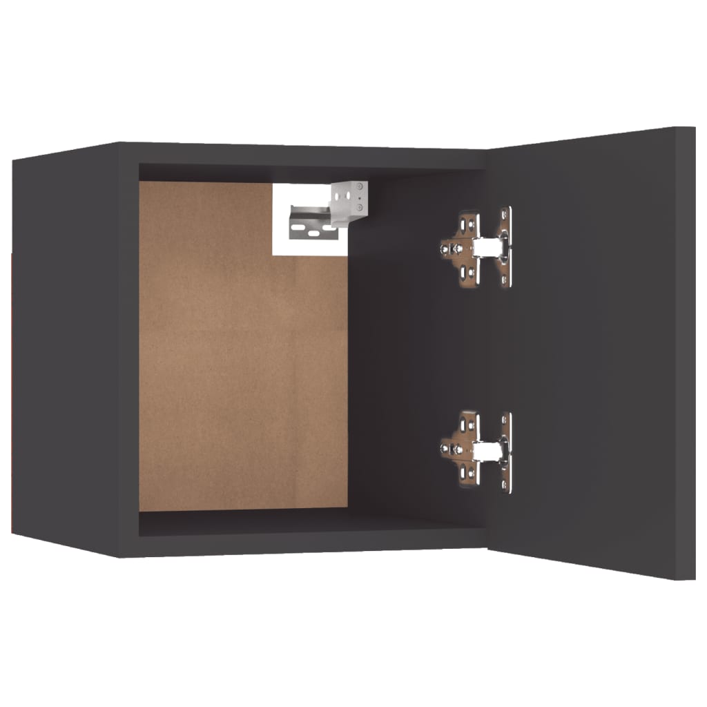 TV-Wandschrank Grau 30,5x30x30 cm