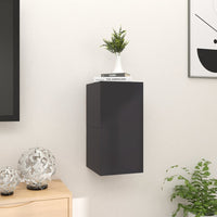 Thumbnail for TV-Wandschränke 2 Stk. Grau 30,5x30x30 cm