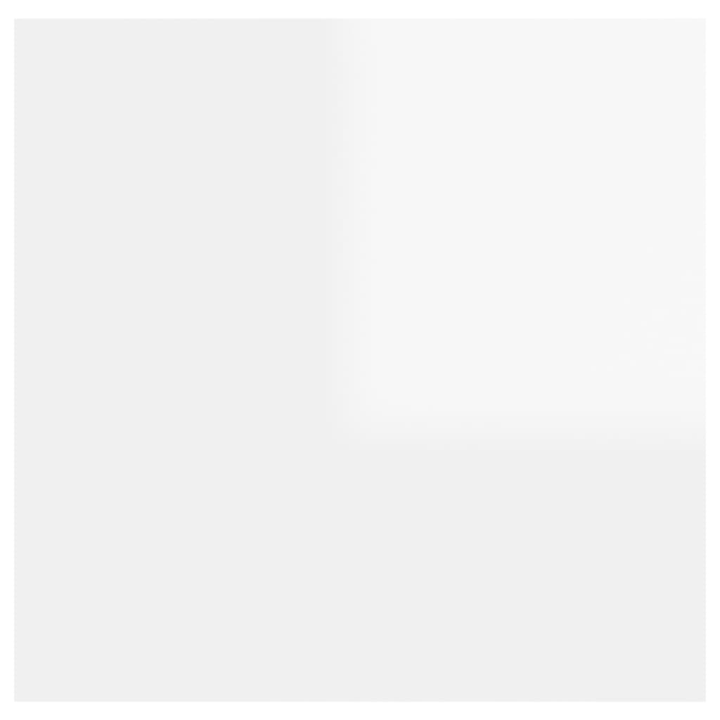 TV-Wandschrank Hochglanz-Weiß 30,5x30x30 cm