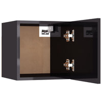 Thumbnail for TV-Wandschrank Hochglanz-Grau 30,5x30x30 cm
