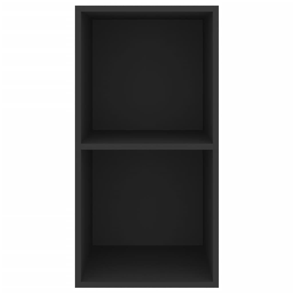 TV-Wandschrank Schwarz 37x37x72 cm Spanplatte