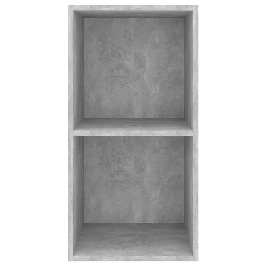 TV-Wandschrank Betongrau 37x37x72 cm Spanplatte