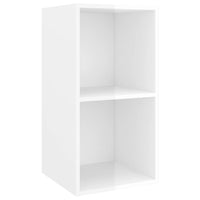 Thumbnail for TV-Wandschrank Hochglanz-Weiß 37x37x72 cm Spanplatte