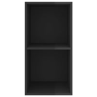 Thumbnail for TV-Wandschrank Hochglanz-Schwarz 37x37x72 cm Spanplatte