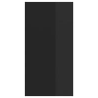 Thumbnail for TV-Wandschrank Hochglanz-Schwarz 37x37x72 cm Spanplatte