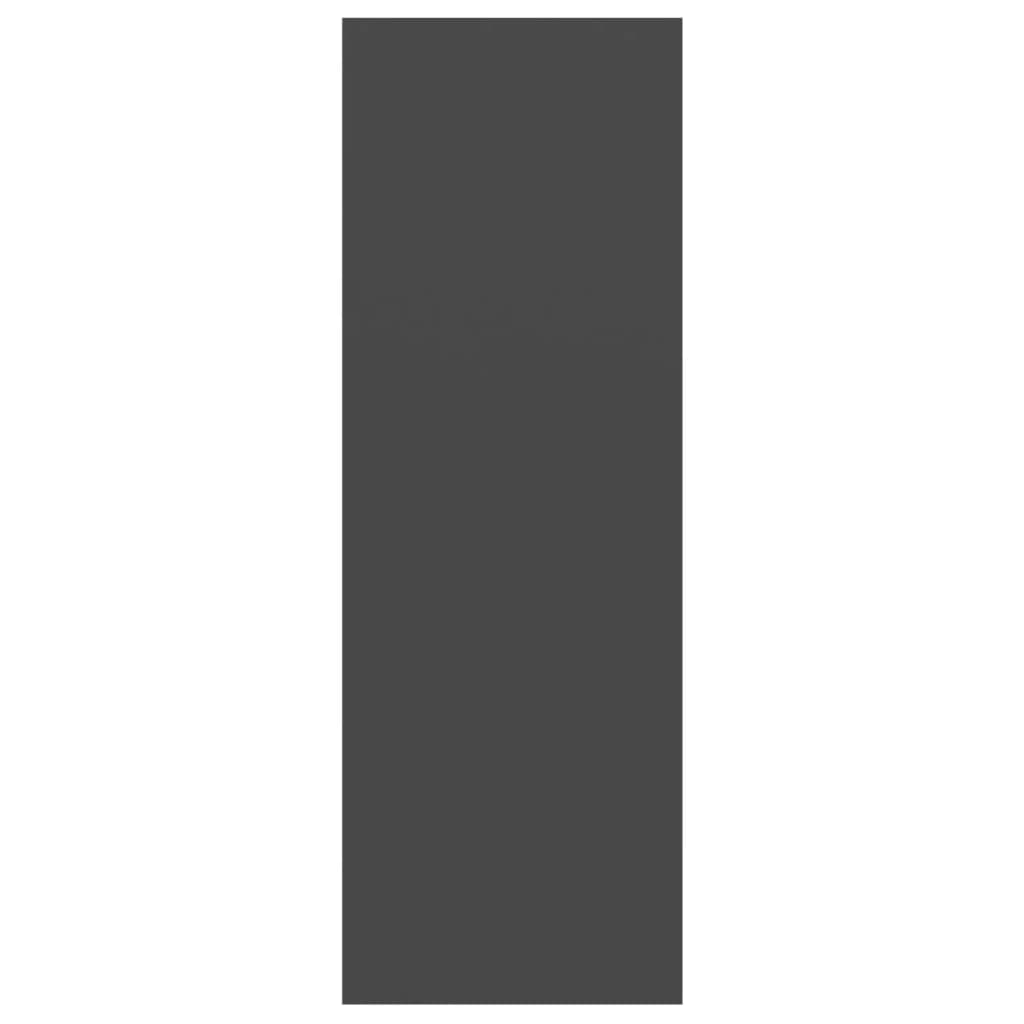 TV-Wandschrank Grau 37x37x107 cm Spanplatte