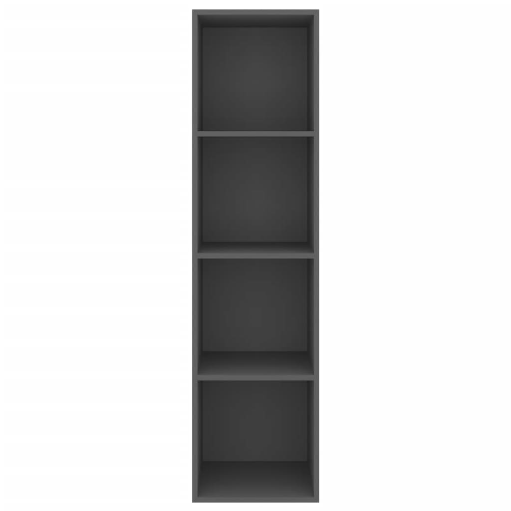 TV-Wandschrank Grau 37x37x142,5 cm Spanplatte