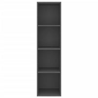 Thumbnail for TV-Wandschrank Grau 37x37x142,5 cm Spanplatte