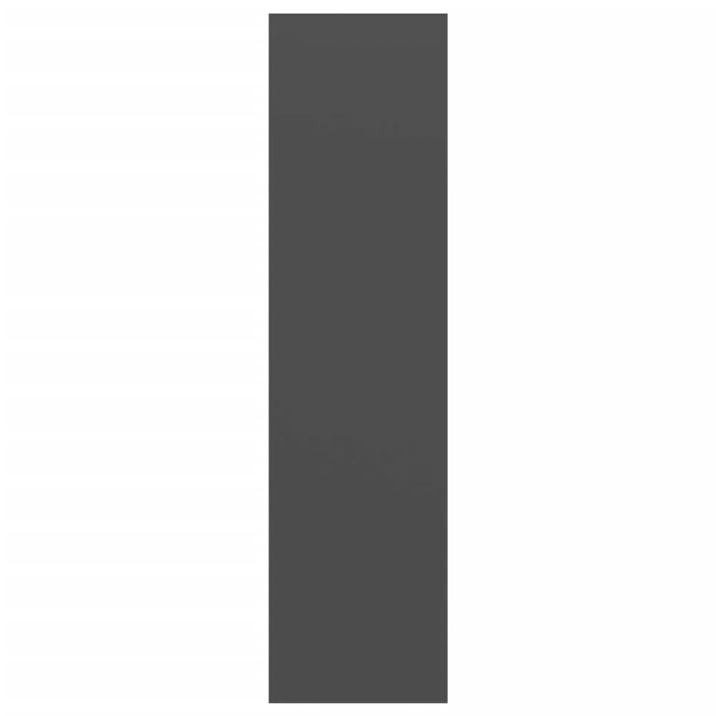 TV-Wandschrank Grau 37x37x142,5 cm Spanplatte