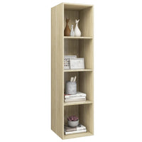 Thumbnail for TV-Wandschrank Sonoma-Eiche 37x37x142,5 cm Spanplatte