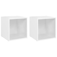 Thumbnail for TV-Schränke 2 Stk. Weiß 37x35x37 cm Holzwerkstoff