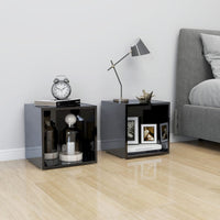 Thumbnail for TV-Schrank Hochglanz-Schwarz 37x35x37 cm Spanplatte