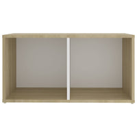 Thumbnail for TV-Schrank Weiß Sonoma-Eiche 72x35x36,5 cm Spanplatte