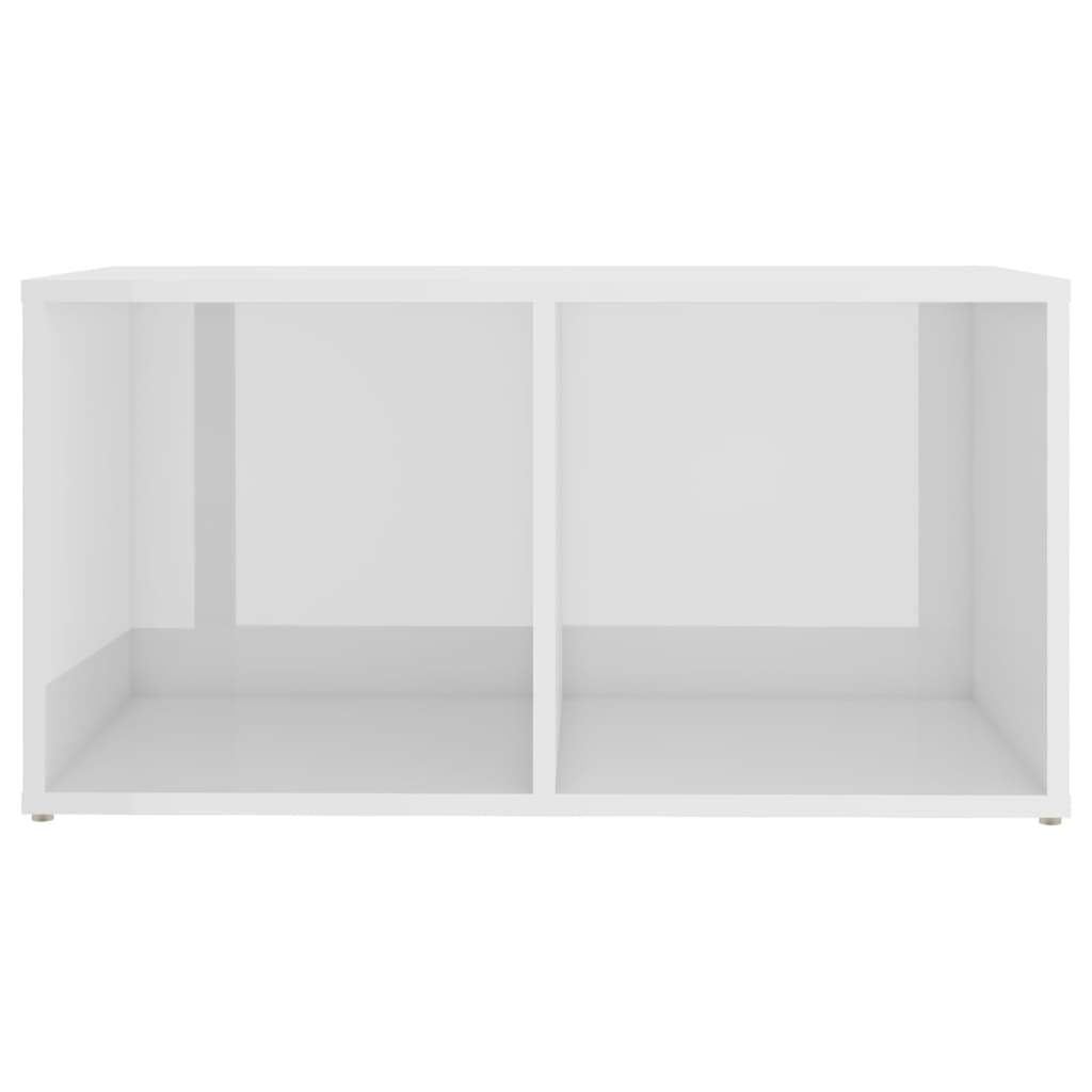 TV-Schrank Hochglanz-Weiß 72x35x36,5 cm Spanplatte