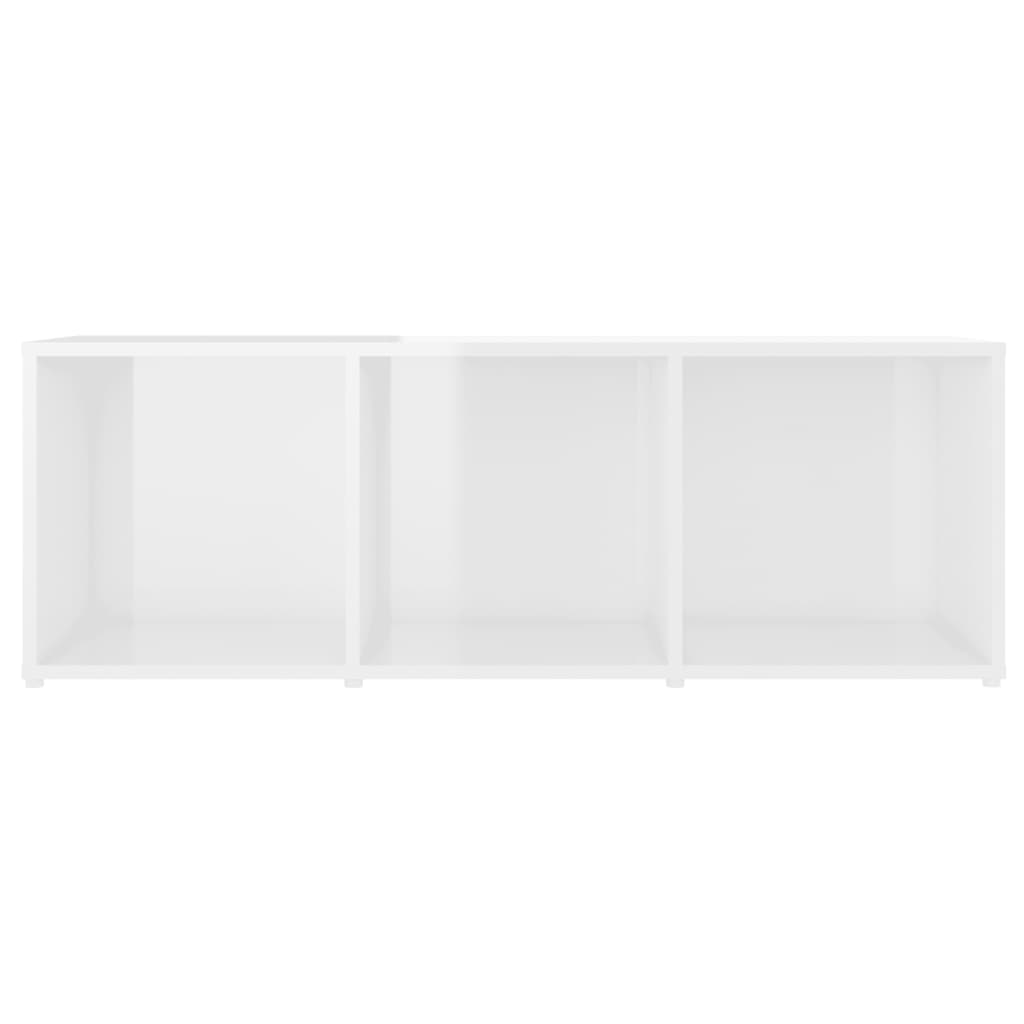 TV-Schrank Hochglanz-Weiß 107x35x37 cm Spanplatte