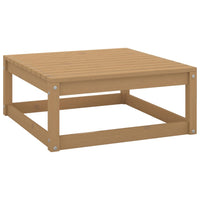 Thumbnail for 3-tlg. Garten-Lounge-Set Kissen Honigbraun Massivholz Kiefer