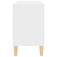 Thumbnail for TV-Schrank mit Massivholz-Beinen Weiß 69,5x30x50 cm