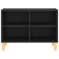 Thumbnail for TV-Schrank mit Massivholz-Beinen Schwarz 69,5x30x50cm