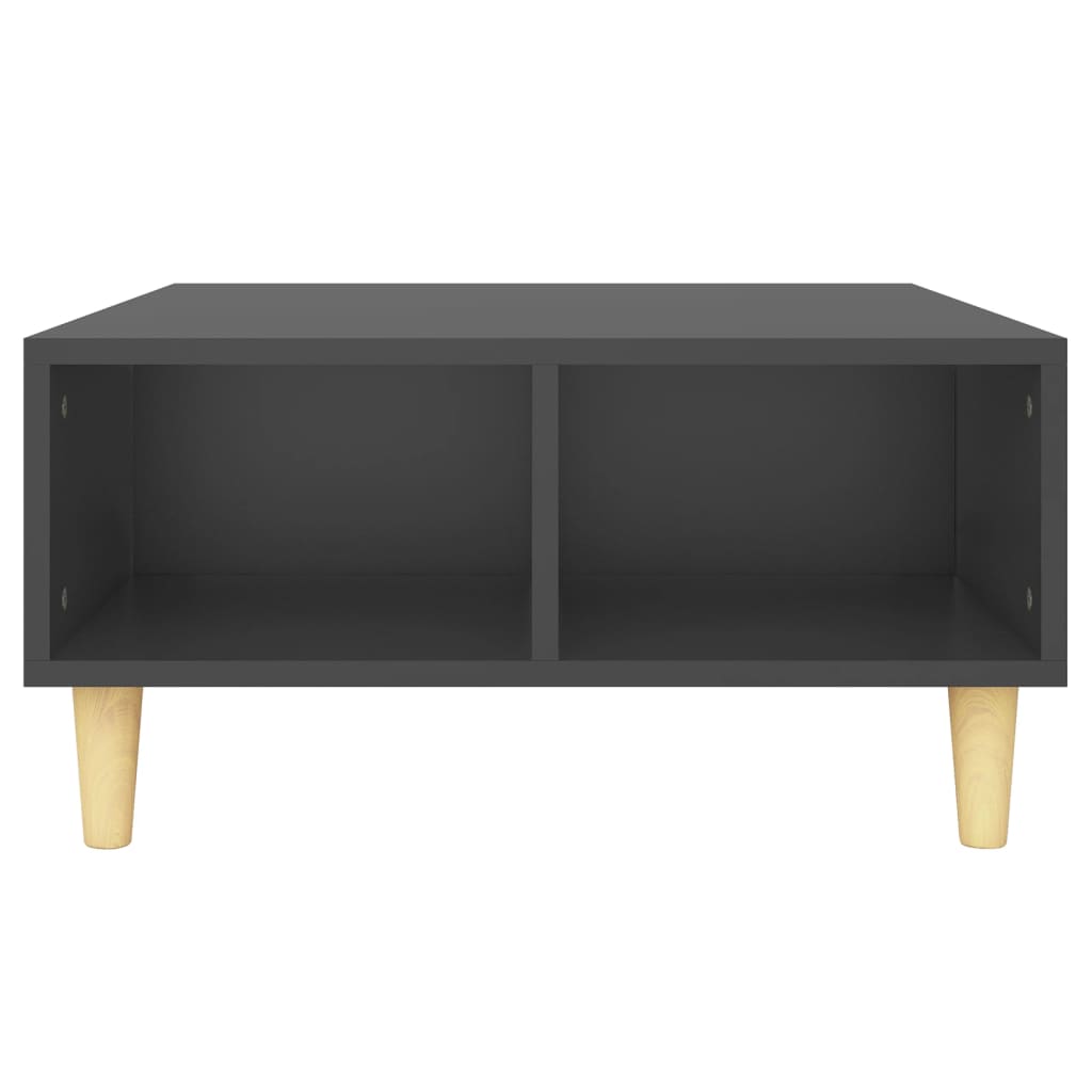 Couchtisch Grau 60x60x30 cm Spanplatte