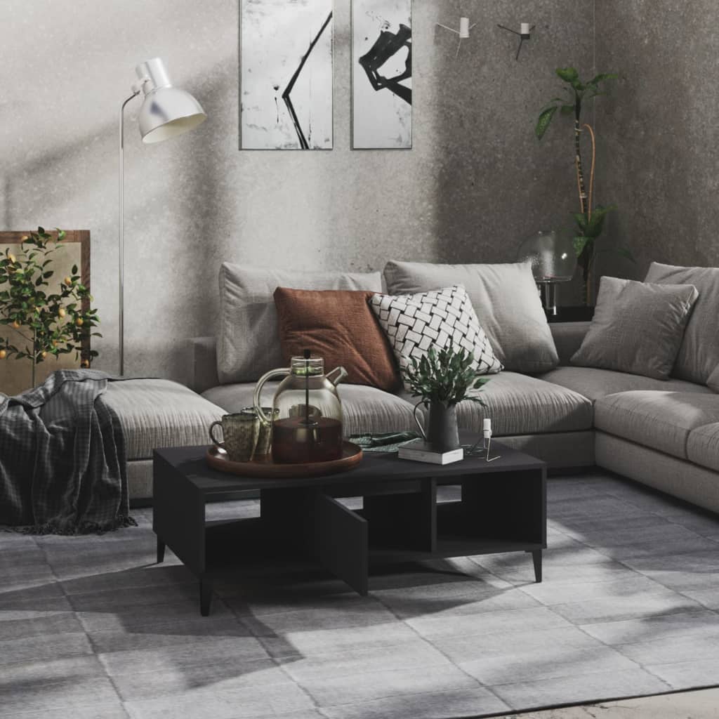 Couchtisch Grau 103,5x60x35 cm Spanplatte