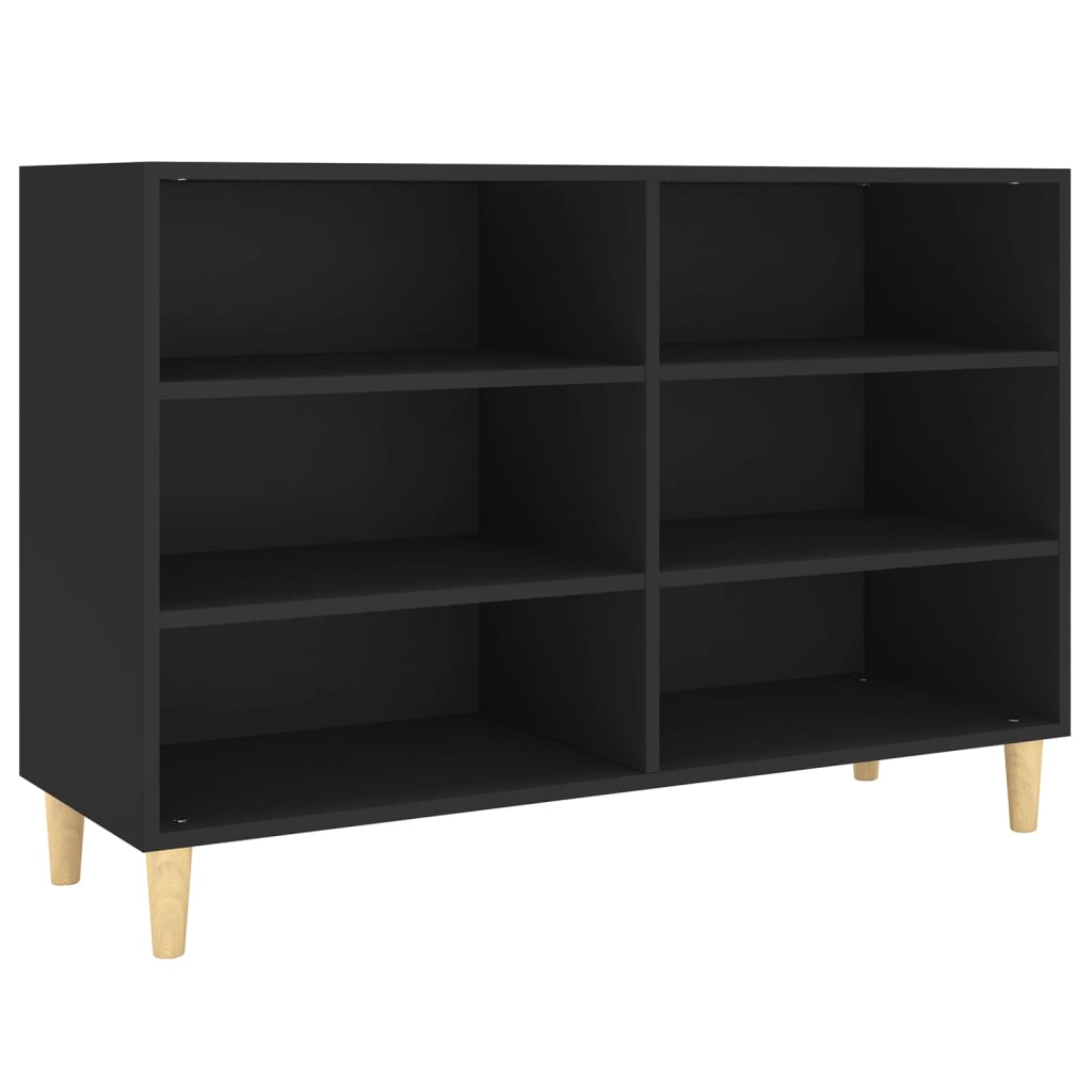 Sideboard Schwarz 103,5x35x70 cm Spanplatte