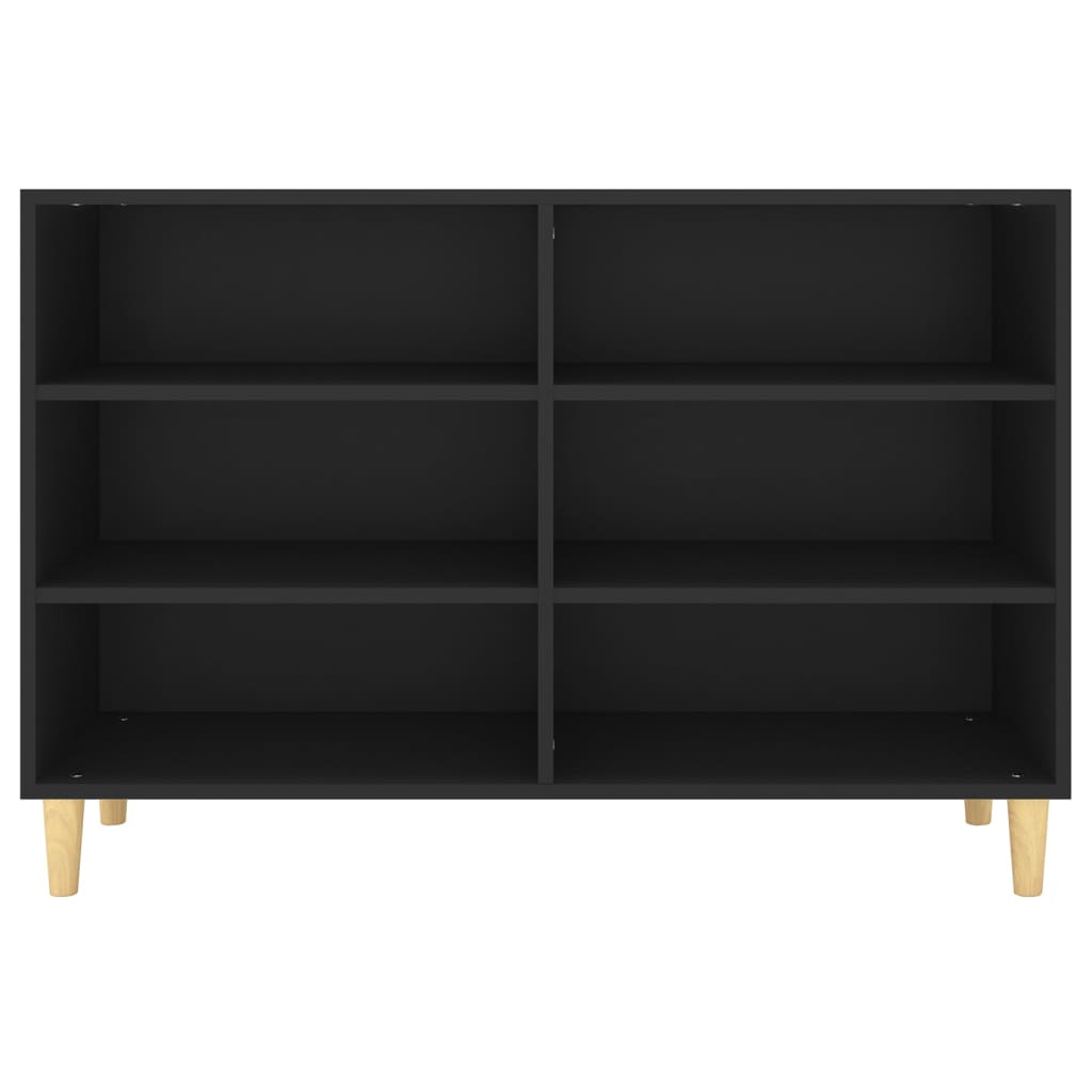Sideboard Schwarz 103,5x35x70 cm Spanplatte