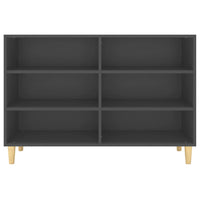 Thumbnail for Sideboard Grau 103,5x35x70 cm Spanplatte