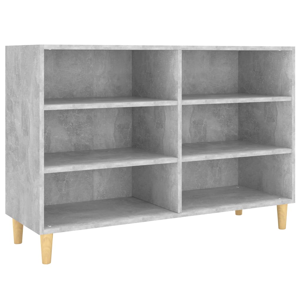 Sideboard Betongrau 103,5x35x70 cm Spanplatte
