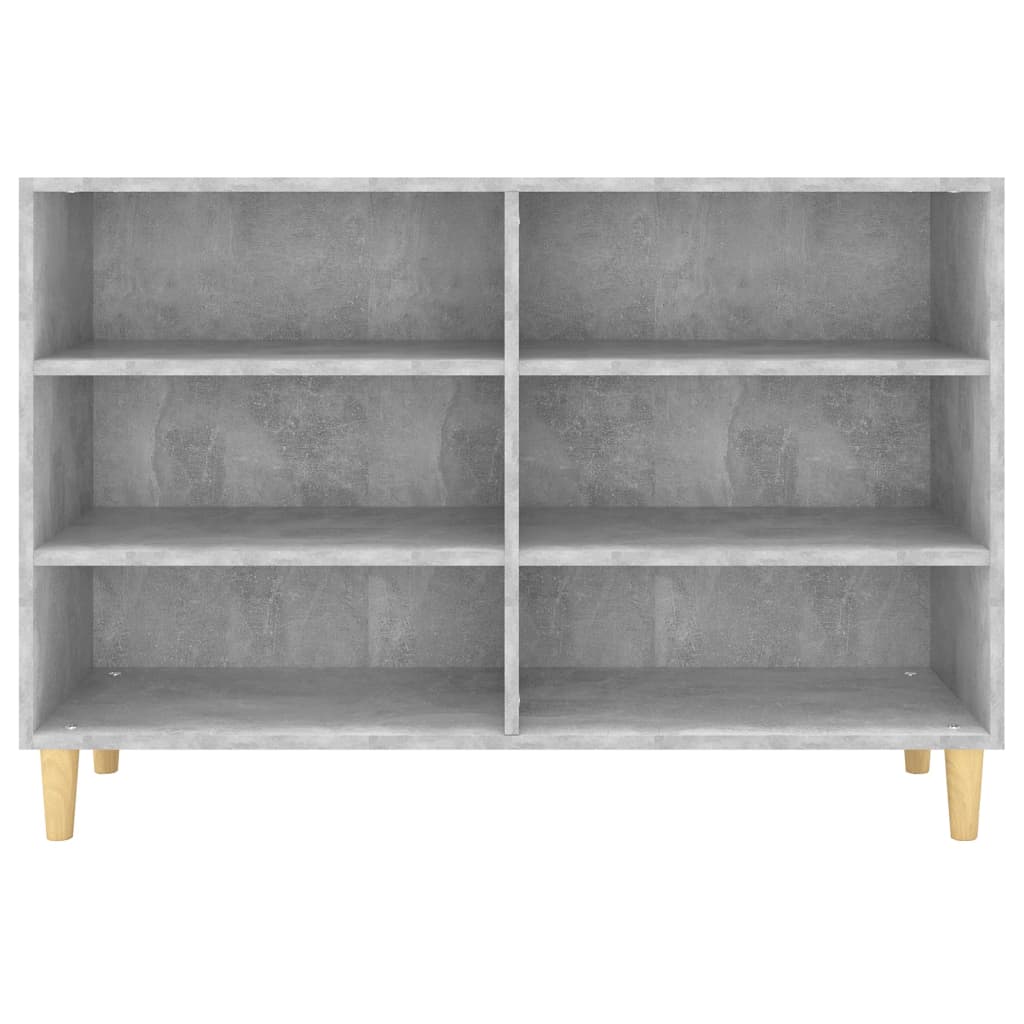 Sideboard Betongrau 103,5x35x70 cm Spanplatte