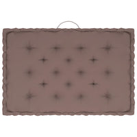 Thumbnail for Palettenkissen 3-tlg. Taupe Baumwolle