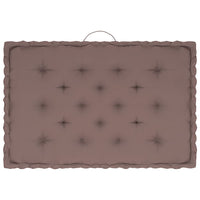 Thumbnail for Palettenkissen 4-tlg. Taupe Baumwolle