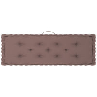 Thumbnail for Palettenkissen 4-tlg. Taupe Baumwolle