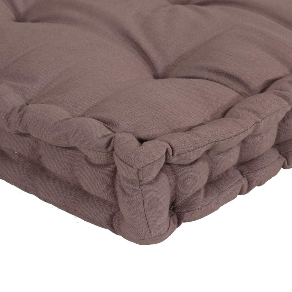 Palettenkissen 4-tlg. Taupe Baumwolle