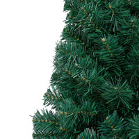 Thumbnail for Künstlicher Halber Weihnachtsbaum mit Ständer Grün 240 cm PVC