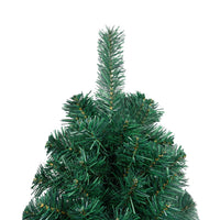 Thumbnail for Künstlicher Halber Weihnachtsbaum mit Ständer Grün 240 cm PVC