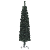 Thumbnail for Künstlicher Weihnachtsbaum Schlank mit Ständer 210 cm Glasfaser