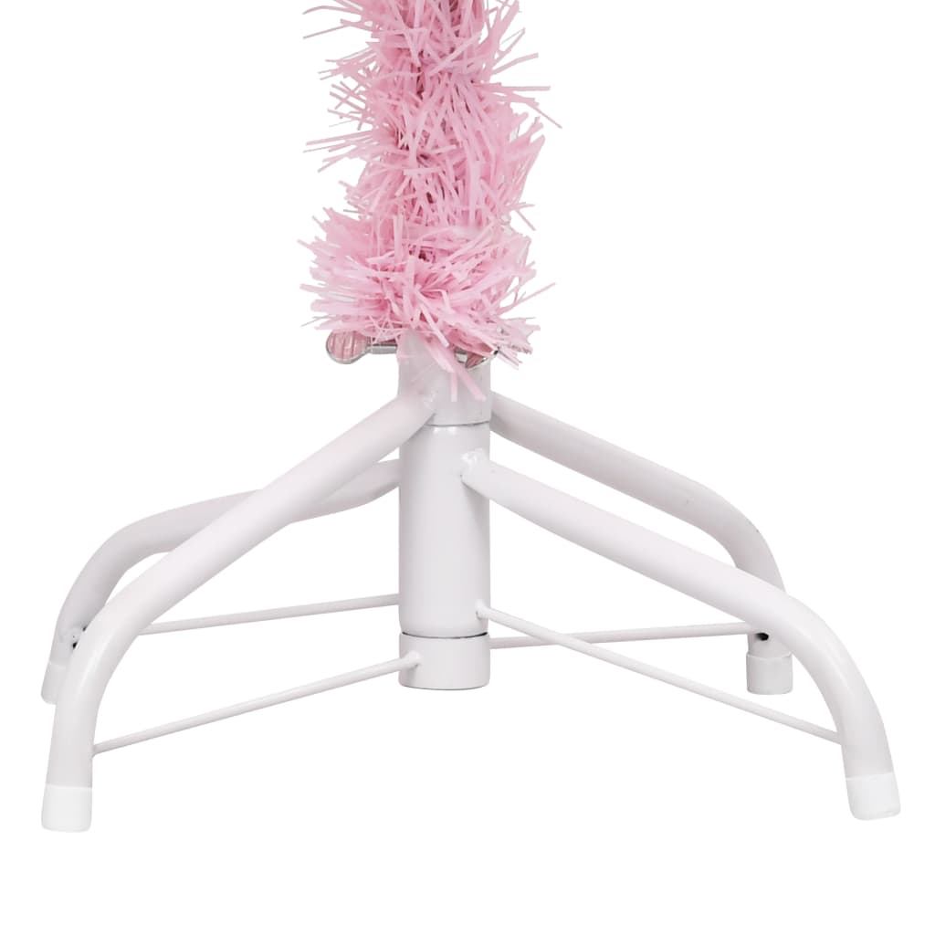 Künstlicher Weihnachtsbaum mit Ständer 240 cm PVC Rosa
