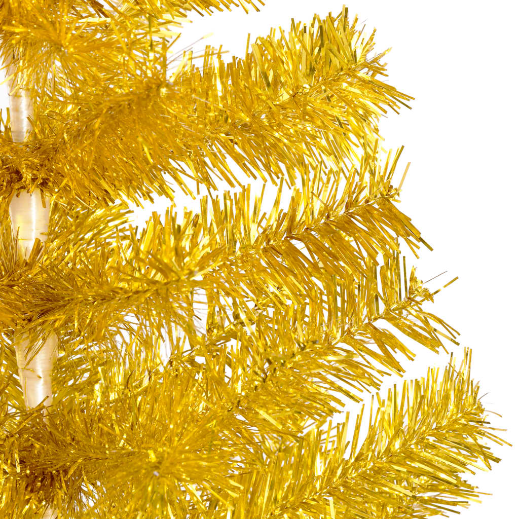 Künstlicher Weihnachtsbaum mit Ständer Golden 240 cm PET